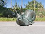 Beeldje - Bronze Snail - Brons, Antiek en Kunst