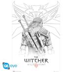 The Witcher Geralt Sketch Poster 91.5 x 61 cm, Verzamelen, Ophalen of Verzenden, Nieuw
