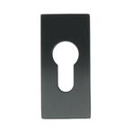 PC-Plaatje rechthoekig verdekt PVD gunmetal, Doe-het-zelf en Bouw, Raamkozijnen en Schuifdeuren, Ophalen of Verzenden, Nieuw