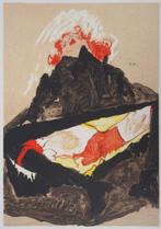 Egon Schiele - La jeune fille aux cheveux rouges, Antiek en Kunst