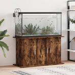 vidaXL Aquariumstandaard 101x41x58 cm bewerkt hout gerookt, Dieren en Toebehoren, Vissen | Aquaria en Toebehoren, Verzenden, Nieuw