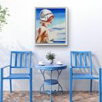 Brooklyn - On the beach, Antiek en Kunst, Kunst | Schilderijen | Modern