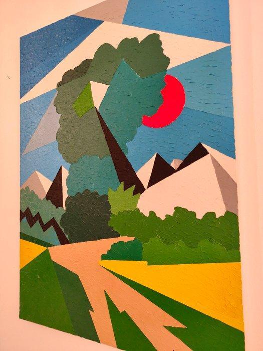 Alvaro Cattaneo (1938) - Prova materica, Antiquités & Art, Art | Peinture | Moderne