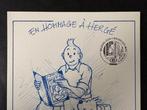 Tintin - Tintin - hommage à Hergé - 1 Lithografie - 2007, Nieuw