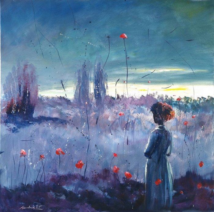 Artur Sudak - Anemous sonata, Antiek en Kunst, Kunst | Schilderijen | Modern