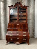 Bureau - Schrijfkabinet, bureau met opstand, buro, desk -, Antiek en Kunst