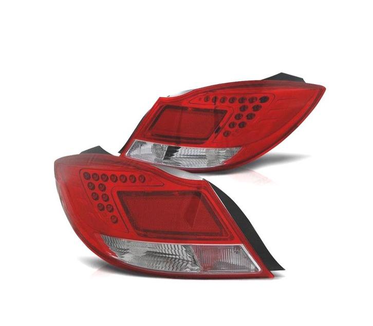 Feux Arrière Pour Opel Insignia 08-13 Led Rouge Chromé, Auto-onderdelen, Verlichting, Verzenden