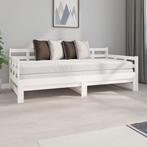 vidaXL Lit coulissant sans matelas blanc 2x(90x190) cm, Maison & Meubles, Chambre à coucher | Lits, Verzenden, Neuf