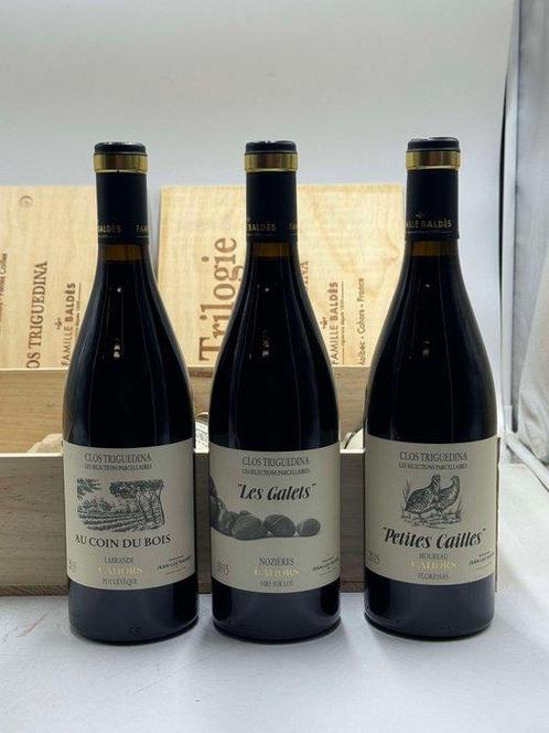 2015 La Trilogie; Petites Cailles (2), Les Galets (2) & Au, Verzamelen, Wijnen