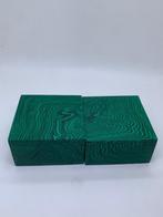 Sieradendoos - Malachiet - Natuurlijke sieradendoos, Antiek en Kunst, Curiosa en Brocante