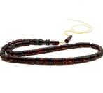 Tesbih-gebedskralen, tonvormig. - Barnsteen - Baltic amber -