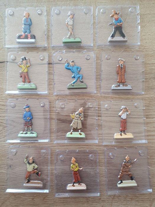 Tintin - 24 - Kuifje - Set van 24 platte silhouettenfiguren, Boeken, Strips | Comics