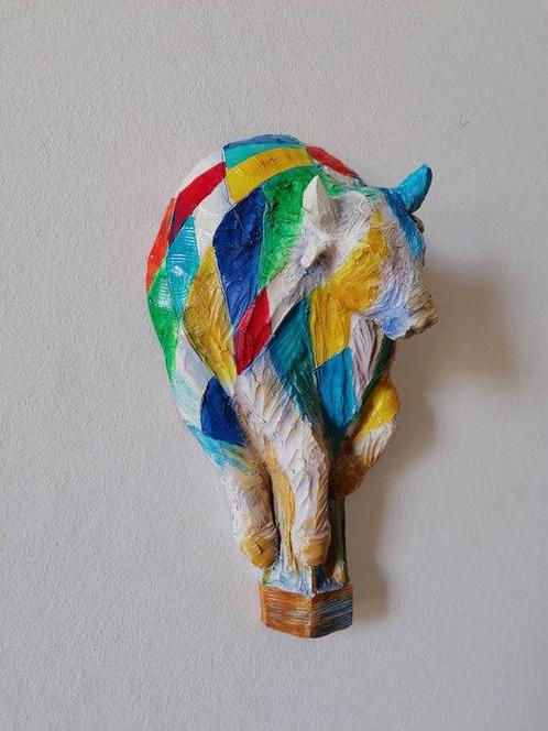 Vanessa Bonino - Hot air balloon bull, Antiek en Kunst, Kunst | Schilderijen | Modern