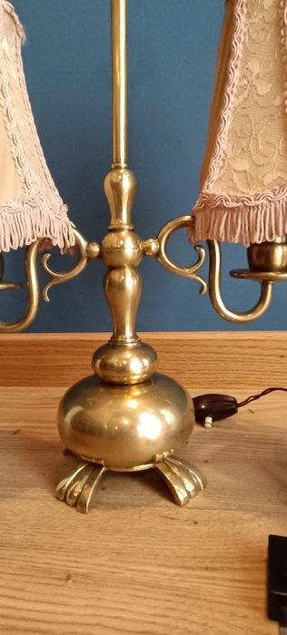 Lampe de table buffet - Laiton doré - Lampe bouillotte, Antiquités & Art, Curiosités & Brocante