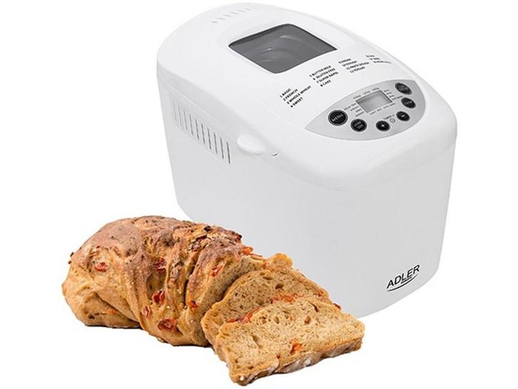 Adler AD 6019 - Broodbakmachine - 12 programmas - Wit, Zakelijke goederen, Horeca | Keukenapparatuur, Verzenden