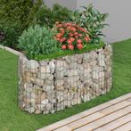 vidaXL Gabion plantenbak verhoogd 120x50x50 cm, Tuin en Terras, Bloempotten, Verzenden, Nieuw