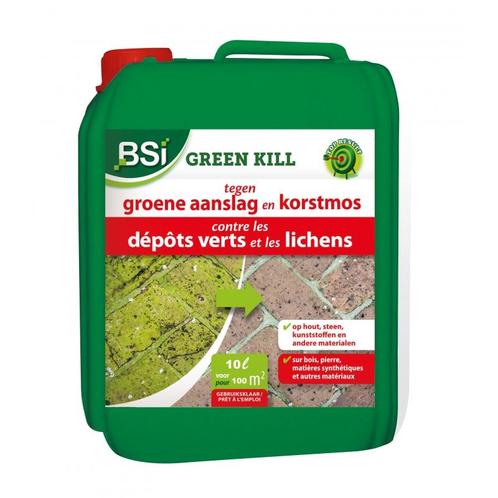 Bsi green kill 10l - tegen groene aanslag en korstmos, Tuin en Terras, Tegels en Klinkers, Nieuw