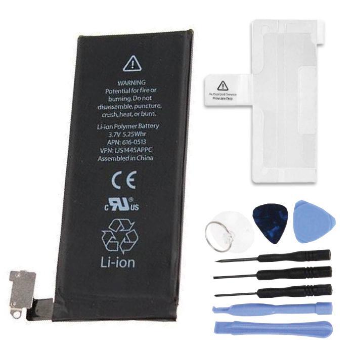 iPhone 4 Batterij Reparatieset (+ Gereedschap & Adhesive, Telecommunicatie, Mobiele telefoons | Toebehoren en Onderdelen, Nieuw