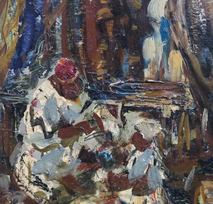 Leonardo Bazzaro (1853-1937) - Scena orientale, Antiek en Kunst, Kunst | Schilderijen | Klassiek