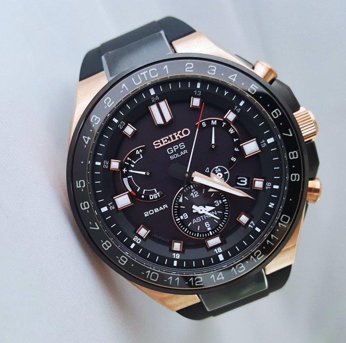 Seiko - ASTRON - GPS - Solar - Ceramic + Titanium - Gold -, Handtassen en Accessoires, Horloges | Heren