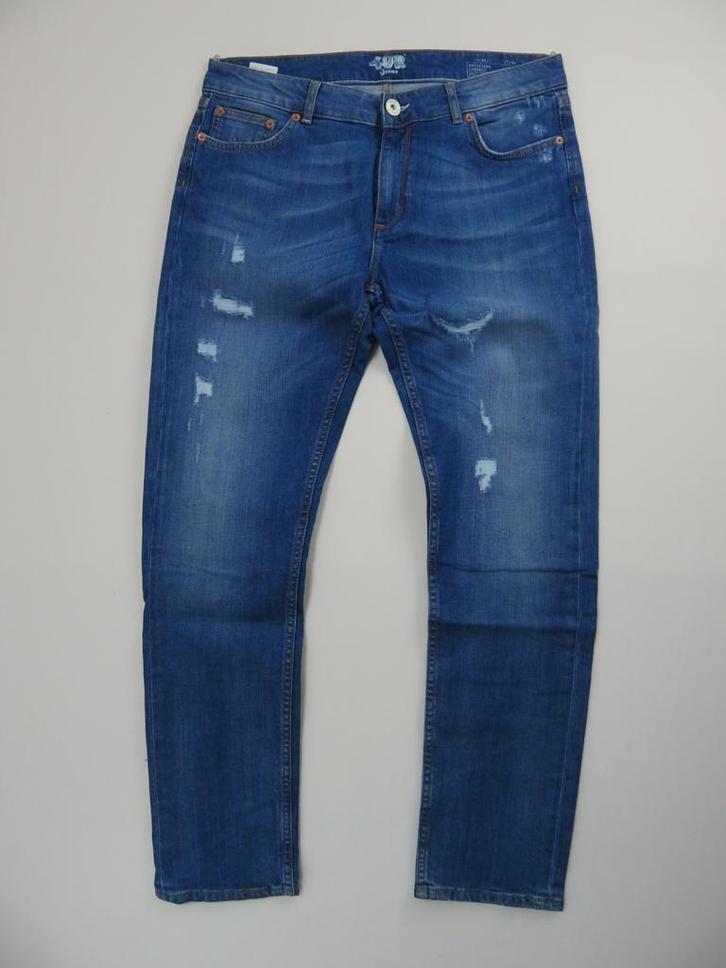 49R Jeans boyfriend jeans blauw maat 28 - relaxed nieuw, Kleding | Dames, Broeken en Pantalons, Lang, Blauw, Maat 38/40 (M), Nieuw