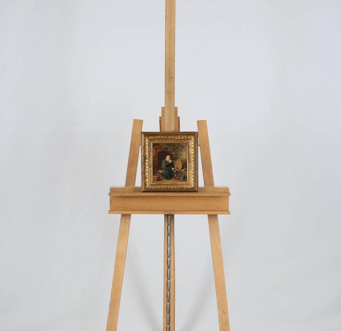 A.J. van Prooyen (1834-1898) - Monnik met wijnvat, Antiek en Kunst, Kunst | Schilderijen | Klassiek