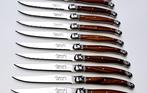 Laguiole - 12x Steak Knives - Brown - style de - Ensemble de