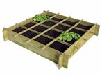 Veiling - 4x Moestuinbak met gronddoek 120x120x18 cm, Tuin en Terras, Nieuw