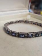 Armband - 18 karaat Zilver, Geel goud - 20.00ct. tw. Saffier