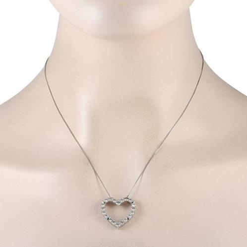 Halsketting - 14 karaat Witgoud, EXCLUSIEVE 14K Wit Gouden, Handtassen en Accessoires, Kettingen