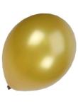 Kwaliteitsballon metallic goud  10 stuks