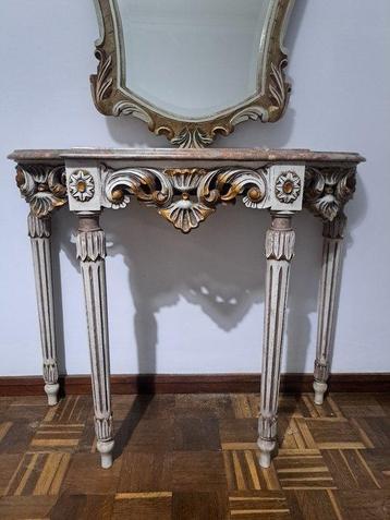 Console (2) - Bois, Marbre