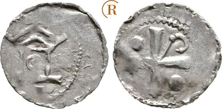 Denar Worms Koenigliche en kaiserliche Muenzstaette: Otto..., Postzegels en Munten, Munten | Europa | Niet-Euromunten, België