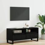 vidaXL TV Kast met lade Zwart Eiken 100 x 34,5 x 44,5 cm, Huis en Inrichting, Verzenden, Nieuw
