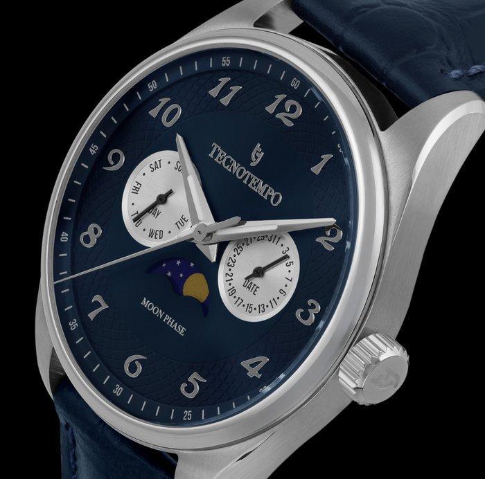Tecnotempo - Full Moon - Calendar & Moon Phase - 41mm -, Bijoux, Sacs & Beauté, Montres | Hommes