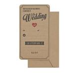 Bruiloft Uitnodigingen The Wedding 18cm, Hobby en Vrije tijd, Nieuw, Verzenden