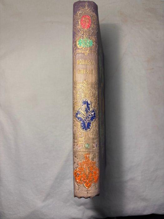 Daniel de Foë - Aventures de Robinson Crusoé [cartonnage, Antiek en Kunst, Antiek | Boeken en Manuscripten