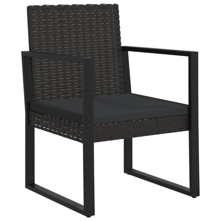 Zwarte Tuinstoel Rattan Stijl | OP = OP | 65%, Tuin en Terras, Tuinstoelen, Nieuw, Rotan, Verzenden