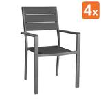 Stoelen | VALLETTA | Kunststof | Grey | In-/Outdoor |, Verzenden, Nieuw in verpakking