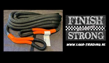 Kinetische recovery rope Finish Strong 13mm x 9mtr SWL: 3,8T beschikbaar voor biedingen