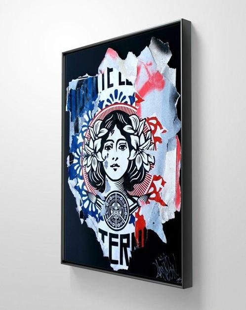 lasveguix (1986) - Fragment Marianne Obey, Antiek en Kunst, Kunst | Schilderijen | Modern