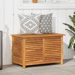 vidaXL Tuinbox met jaloezieën 90x50x56 cm massief acaciahout, Verzenden, Nieuw
