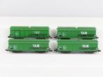 Roco N - 25119 - Modeltrein goederenwagon (4) - 4x, Hobby & Loisirs créatifs, Trains miniatures | Échelle N