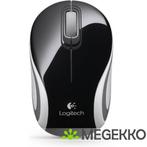 Logitech Mouse M187 Zwart, Computers en Software, Nieuw, Verzenden