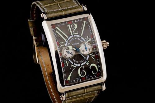 Franck Muller - Long Island 950 Platinum Monopulsante, Handtassen en Accessoires, Horloges | Heren