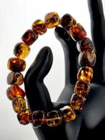 Étincelles de la Terre en ambre baltique – Bracelet fossile
