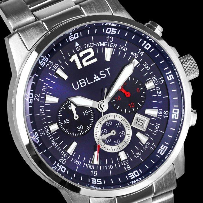 Ublast - Street Race Chronograph - UBSR43SBU - Homme - 2026, Handtassen en Accessoires, Horloges | Heren