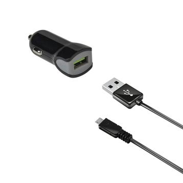 Celly Auto Telefoonlader 2.4A Micro-USB beschikbaar voor biedingen