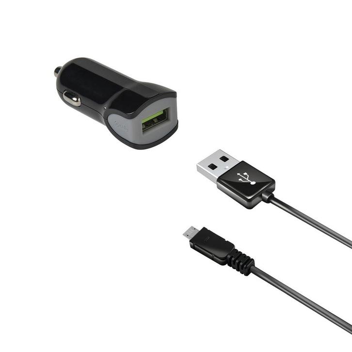 Celly Auto Telefoonlader 2.4A Micro-USB, Telecommunicatie, Autoladers, Nieuw, Verzenden