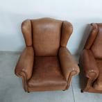 Keoma - Fauteuil (2) - Bergere - Leder, Hout